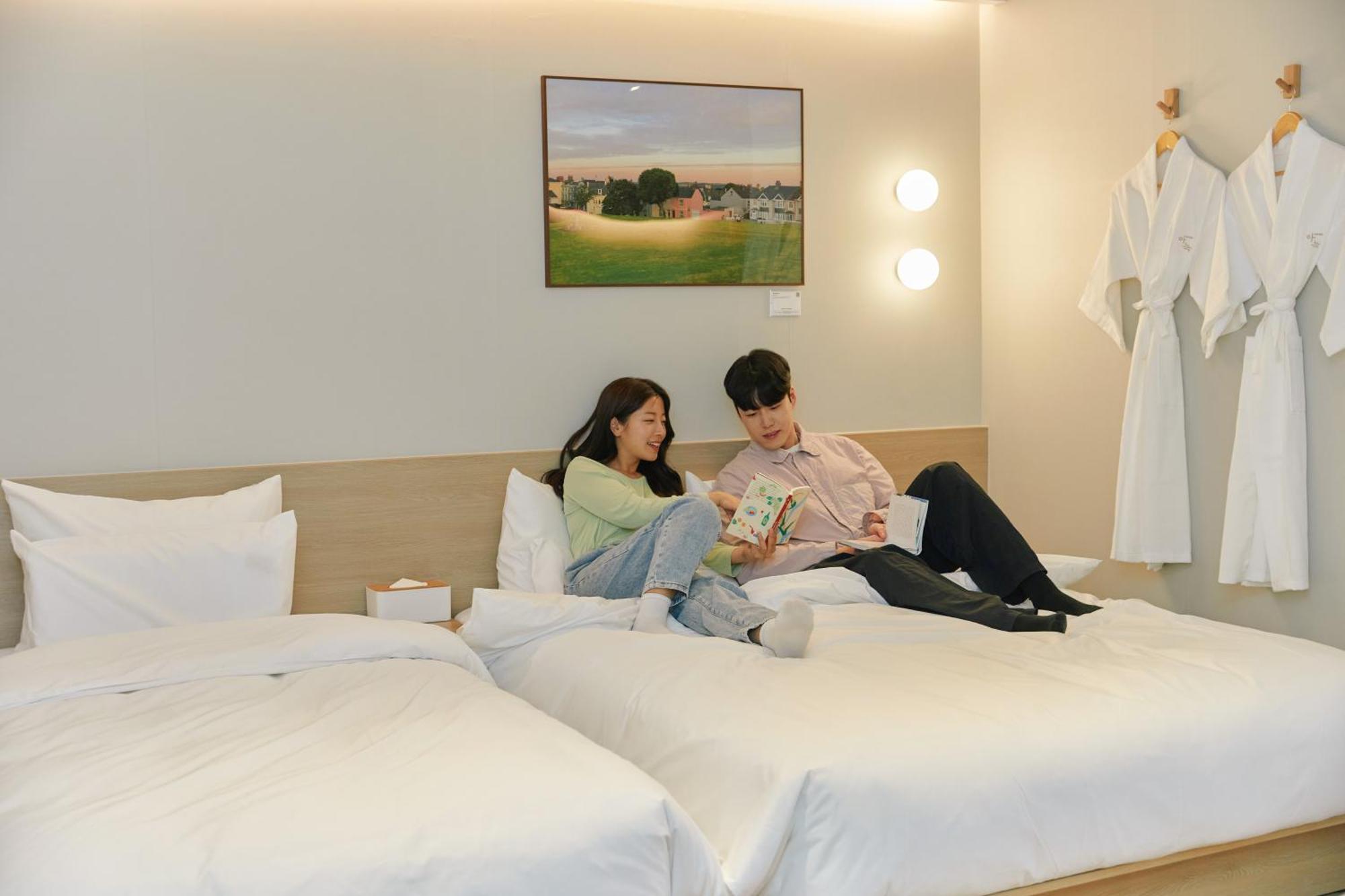 Aank Hotel Incheon Songdo Eksteriør bilde
