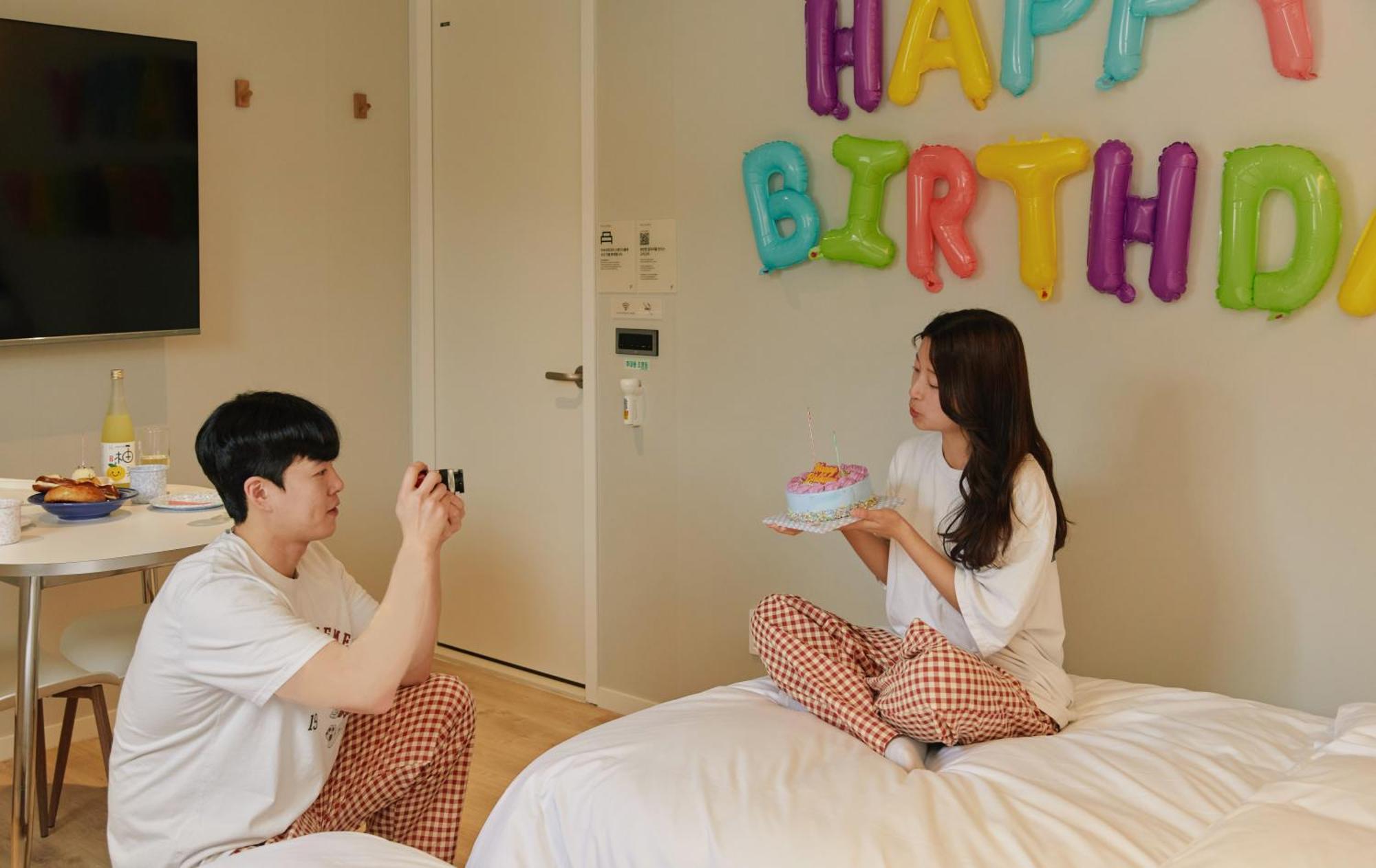 Aank Hotel Incheon Songdo Eksteriør bilde